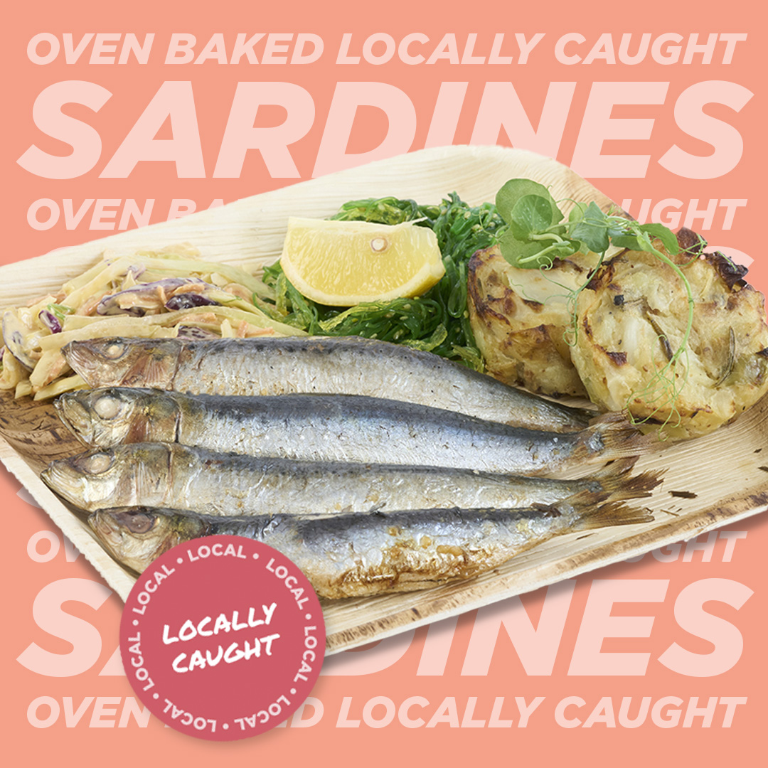 Whole Cornish Sardines (not at Bigbury)