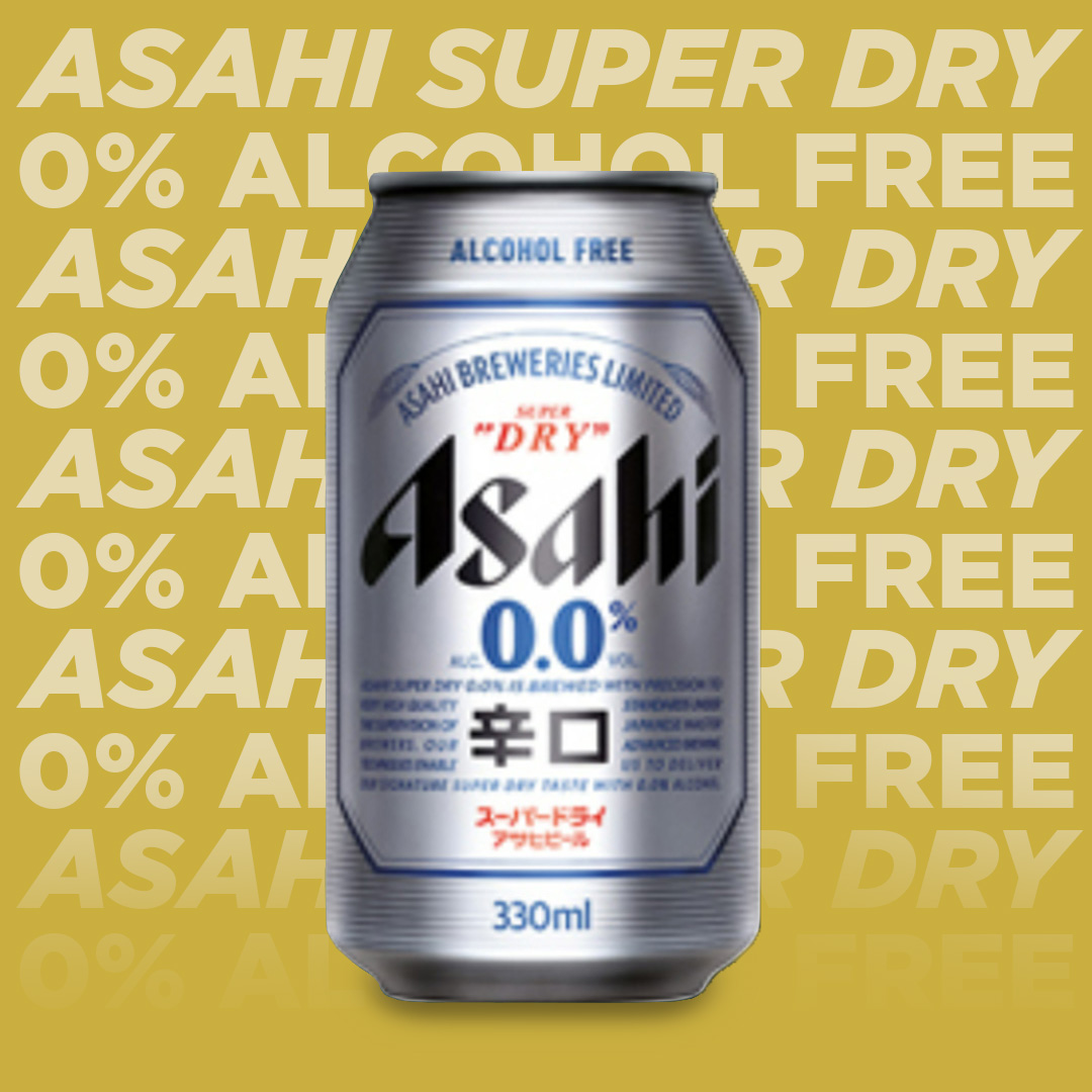 Asahi Super Dry 0% ABV  