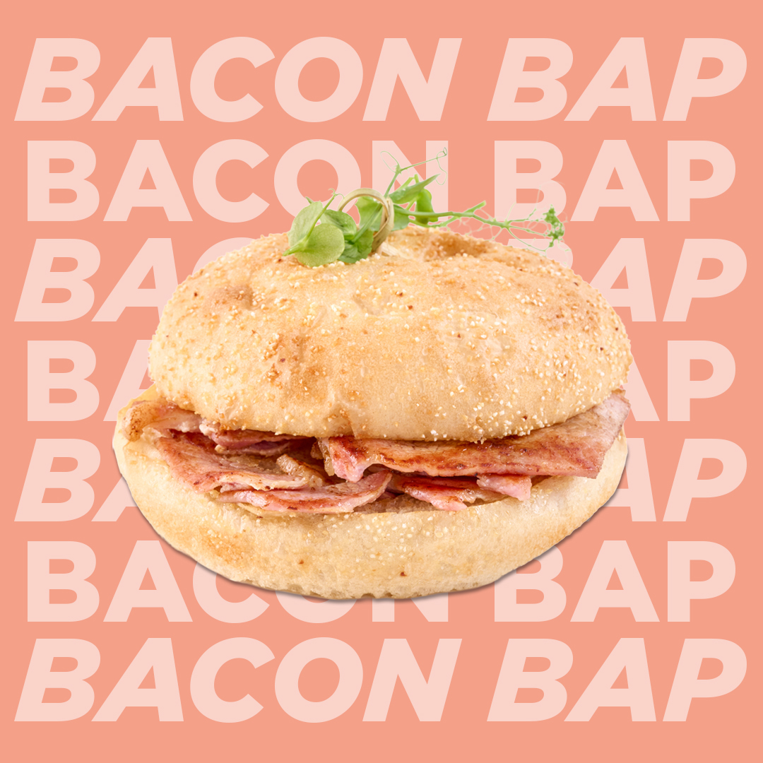 English bacon bap (GF available)