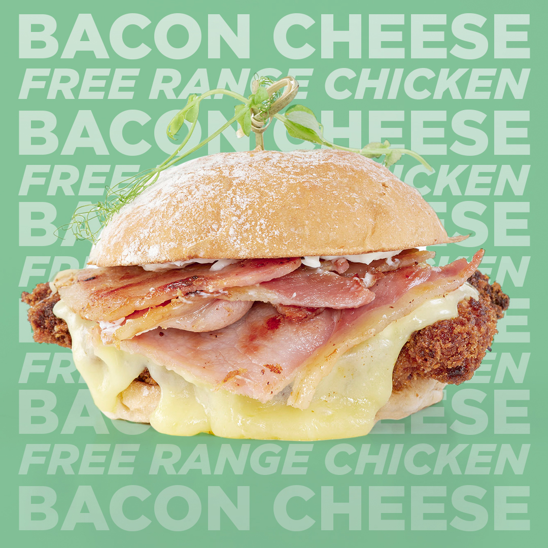 Chicken Bacon Cheese Burger