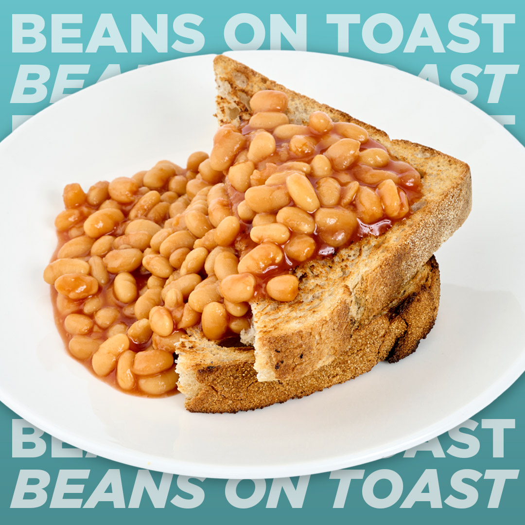 Heinz baked beans on toast (V, Gluten free available)