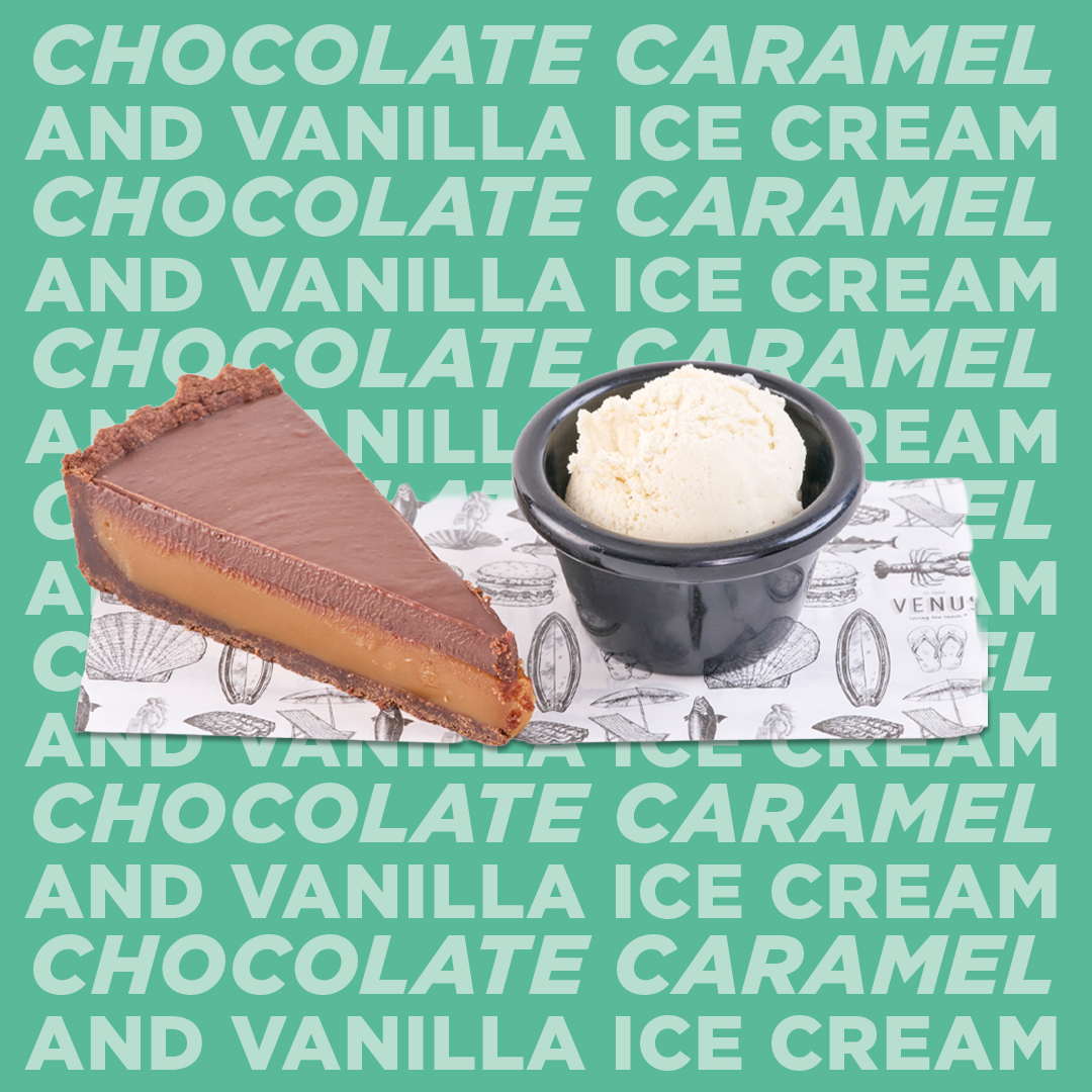 Chocolate Caramel Tart (not at Bigbury)