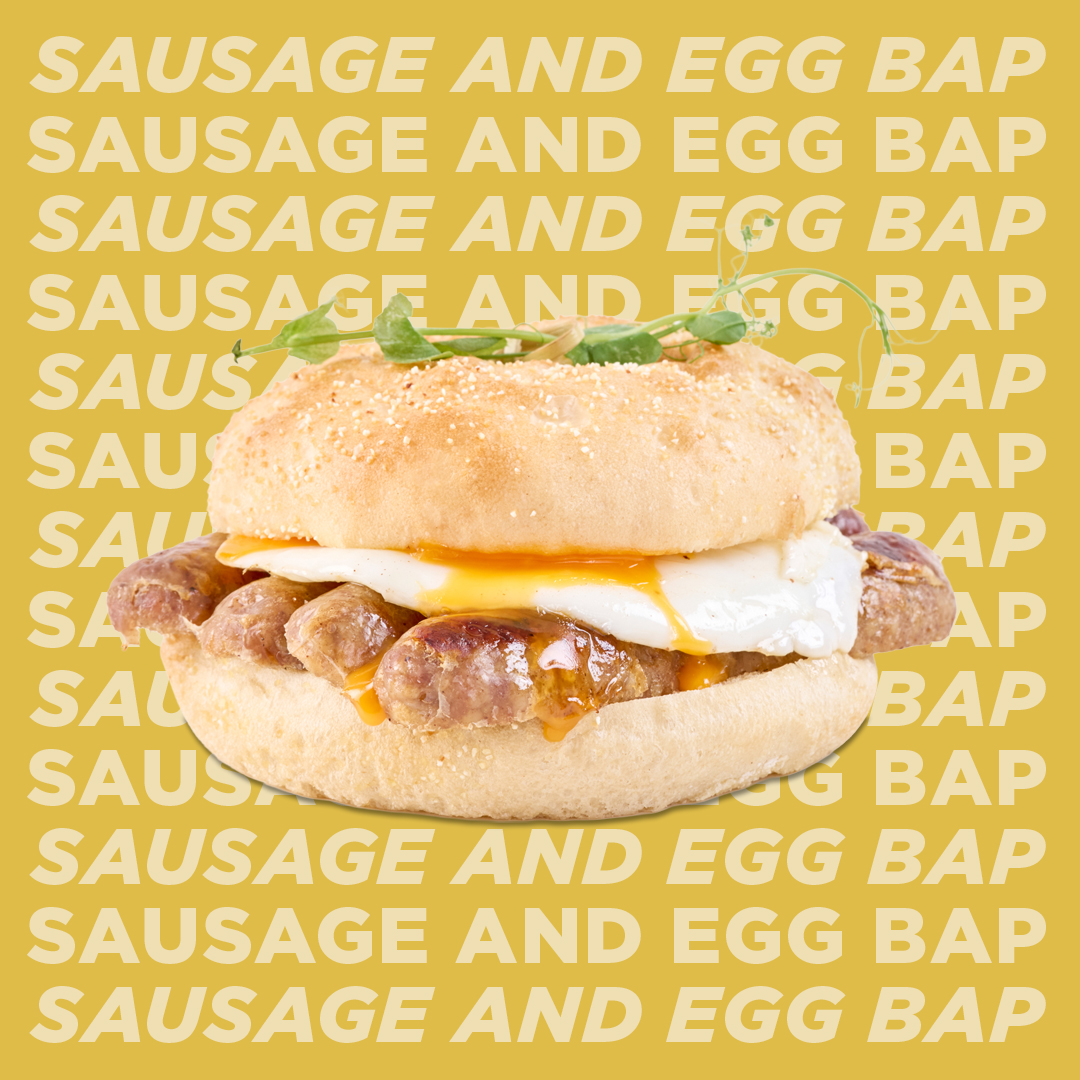 Devon Sausage & Egg Bap