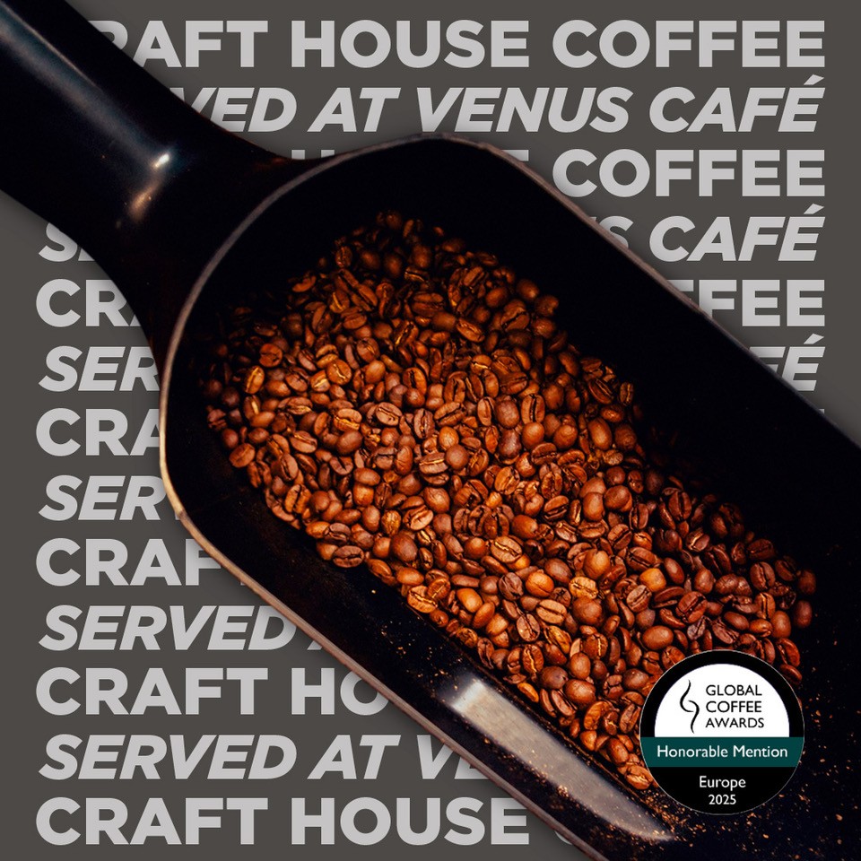Venus award winning coffee