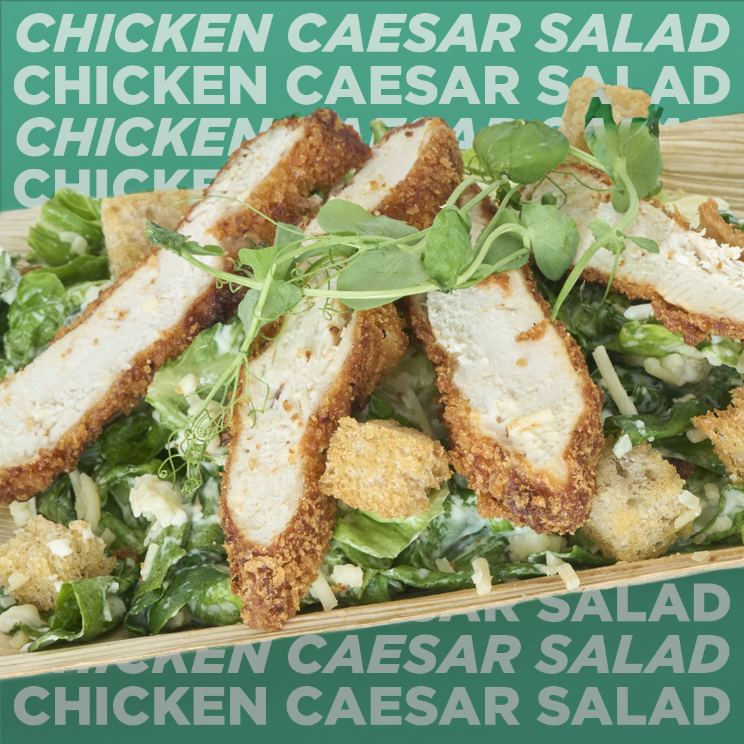 Chicken Caesar Salad home made Caesar dressing 