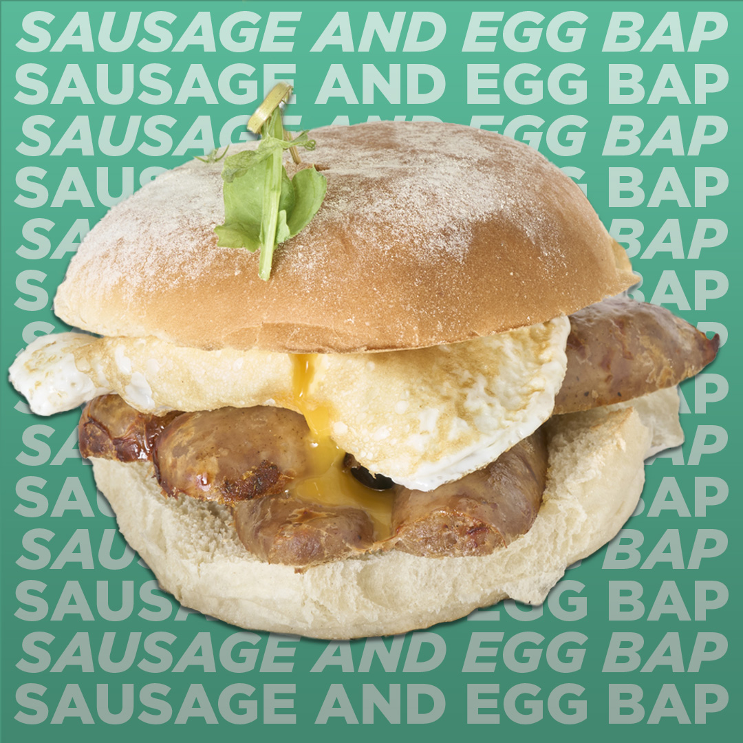 Devon Sausage & Egg Bap